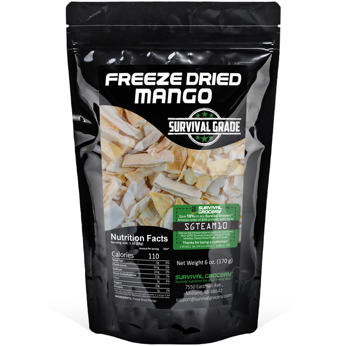 Freeze Dried Mango Strips