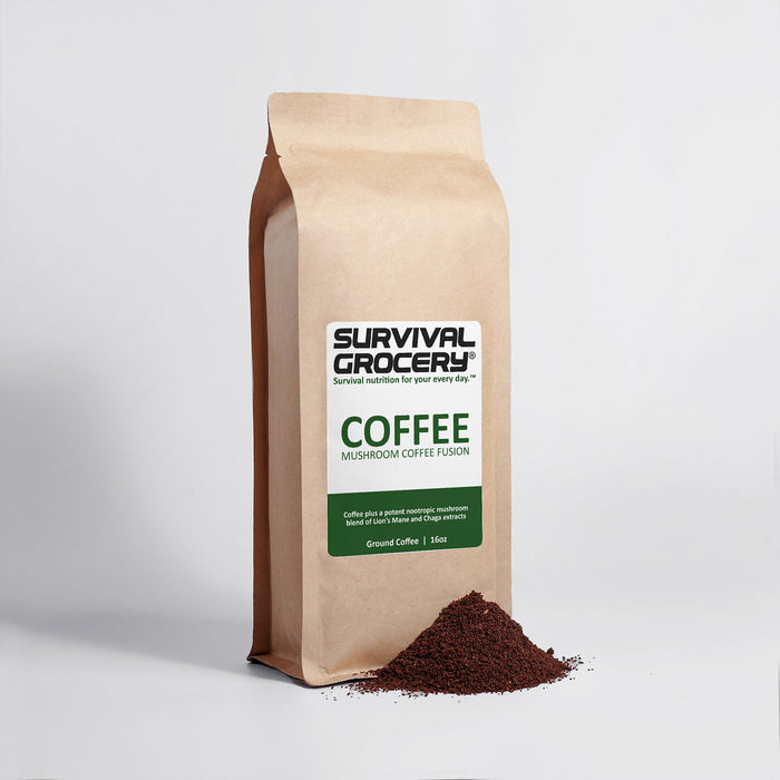 Mushroom Coffee Fusion - Lion’s Mane & Chaga 16 oz