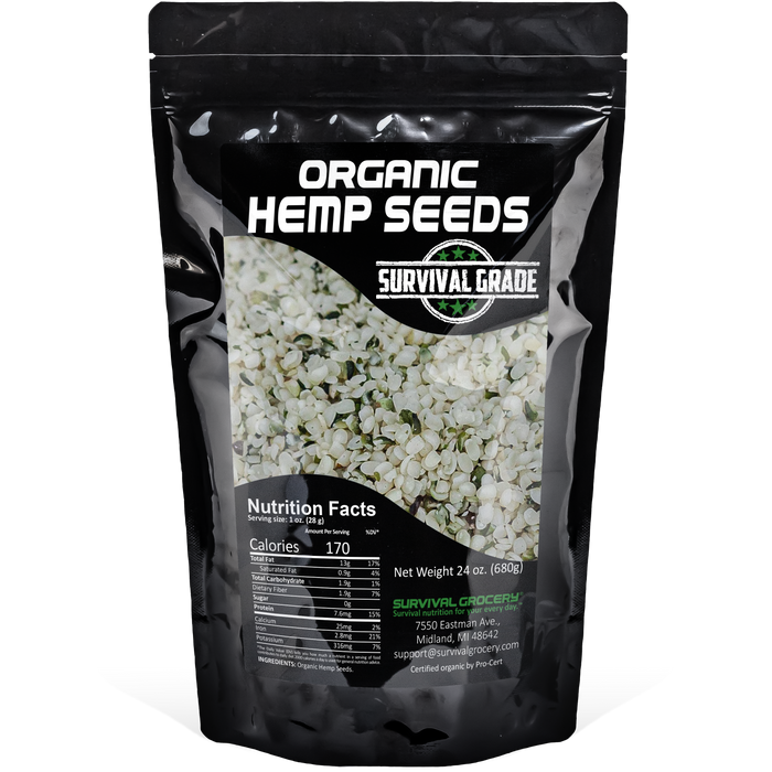 Organic Hemp Seeds (24 oz.)