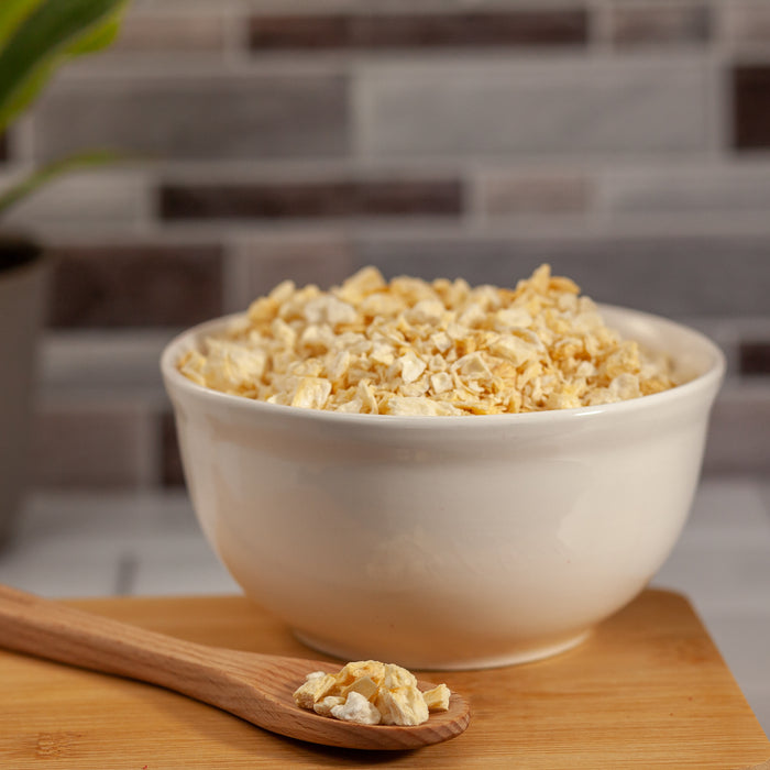 Freeze Dried Pineapple in a bowl