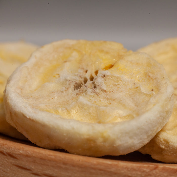 Freeze Dried Bananas close up