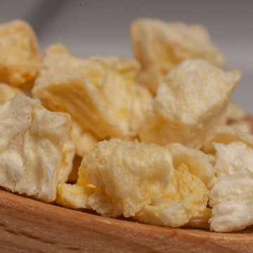 Freeze Dried Pineapple close up