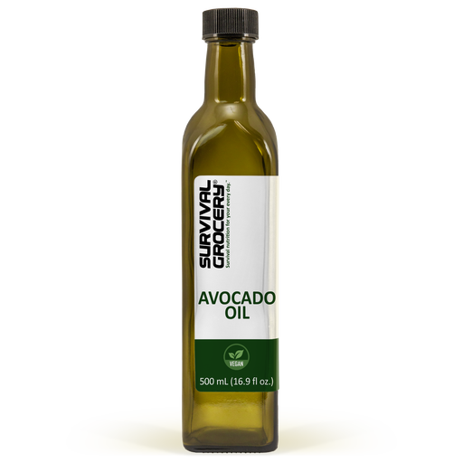 Avocado Oil in glass bottle