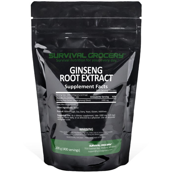 Ginseng Root Extract in bulk bag