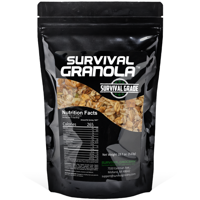 Gluten free, organic granola bulk bag