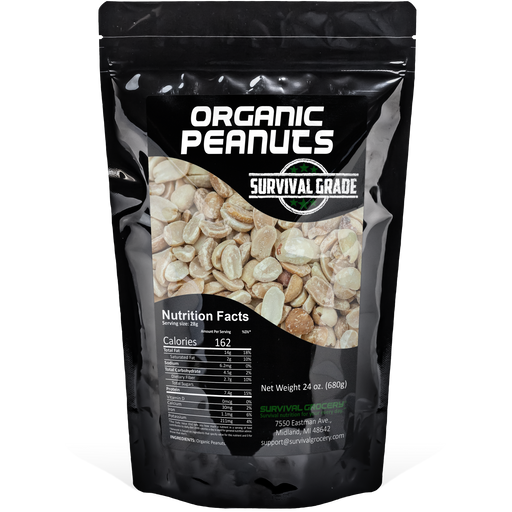 Organic Organic Peanuts in bulk bag