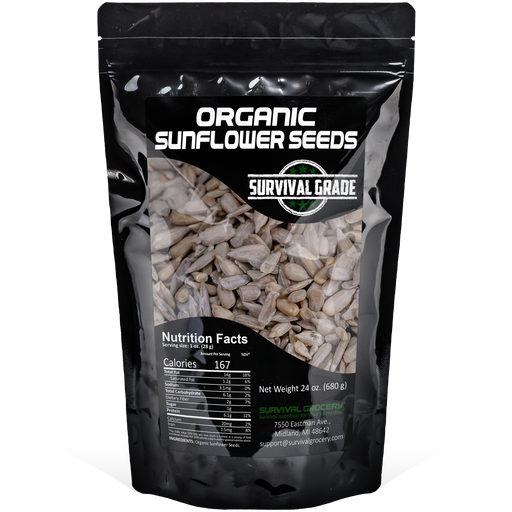 Organic Sunflower Seeds in bulk bag